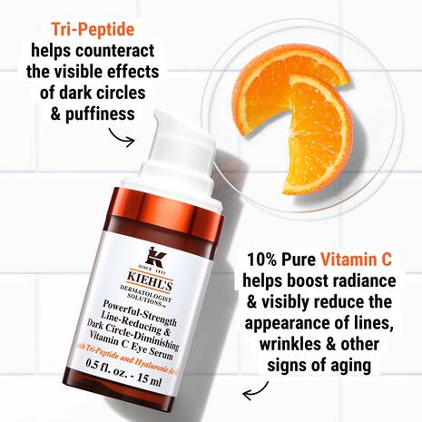 Dermatologist Solutions Powerful-Strength Line-Reducing & Dark Circle-Diminishing Vitamin C Eye Serum 15ml/0.5oz