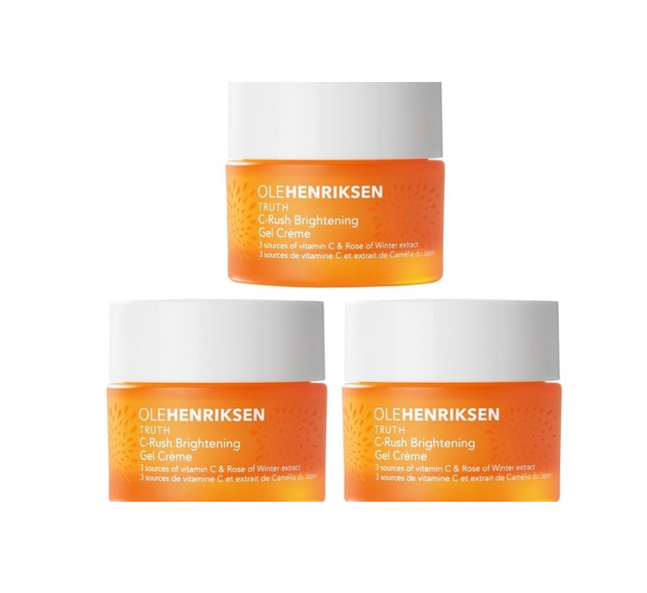 C-Rush Brightening Gel Creme Facial Moisturizer 0.5oz Travel Set of 3