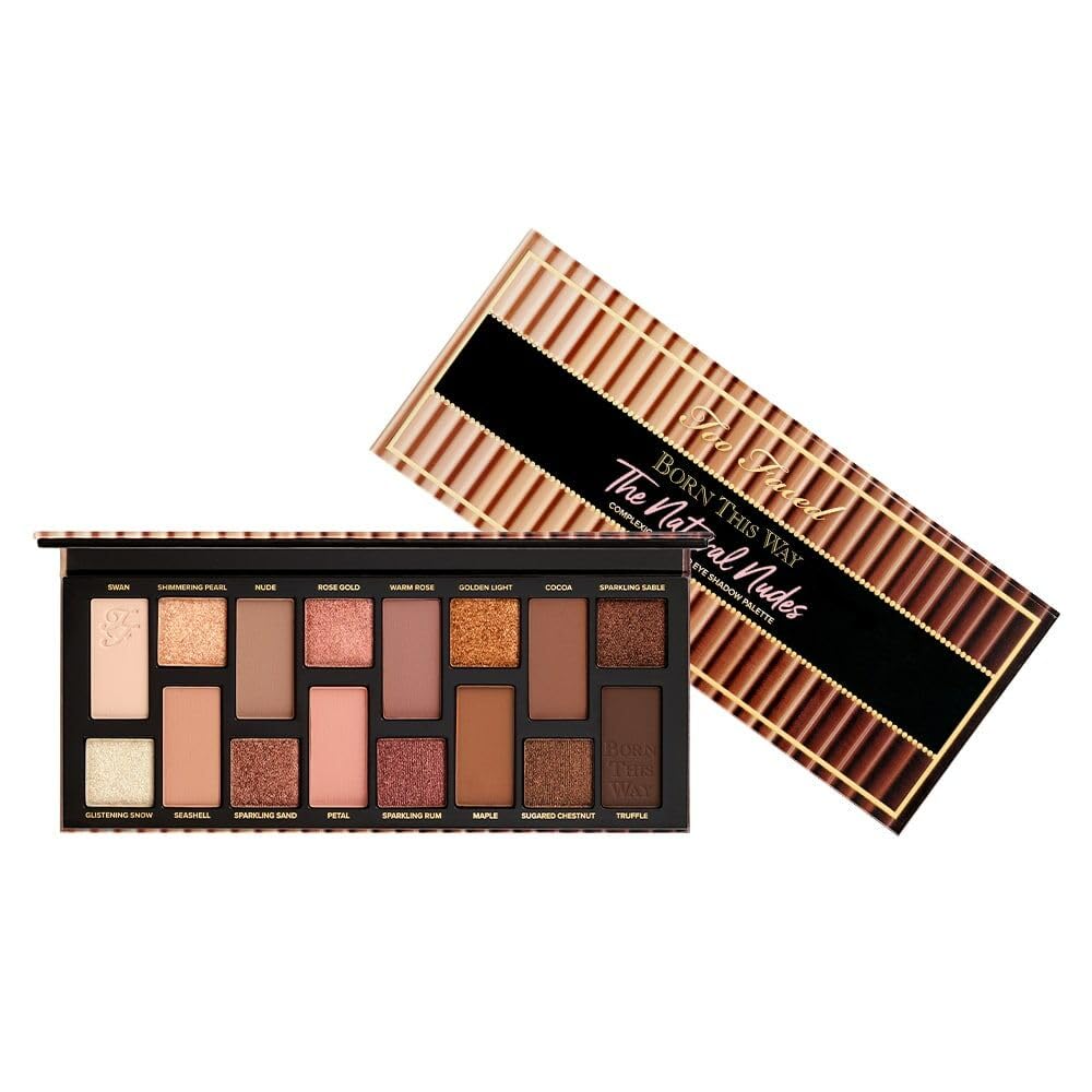 Too Faced Born This Way The Natural Nudes Eye Shadow Palette 16 Shades