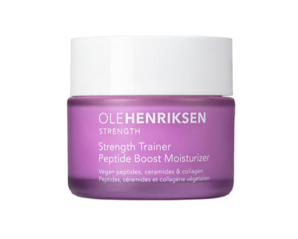 Strength Trainer Peptide Boost Moisturizer Full Size 50ml 1.7 Fluid Ounce Jar