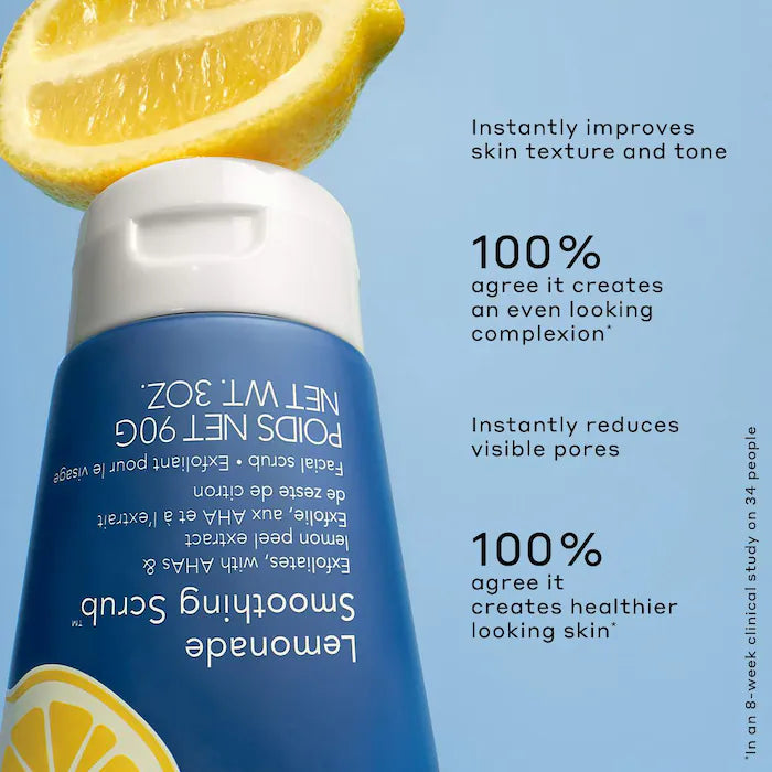 OLE HENRIKSEN 10% AHA Lemonade Smoothing Scrub 30ml 1 FL Oz